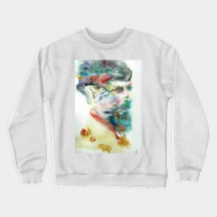 D. H. LAWRENCE watercolor portrait .2 Crewneck Sweatshirt